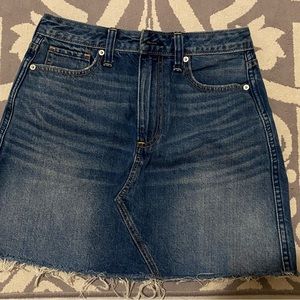 Abercrombie & Fitch Jean Mini Skirt